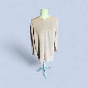 OLSEN. Pale Pink Comfy Curl Up Sweater. Well Made. Size: L. $40.